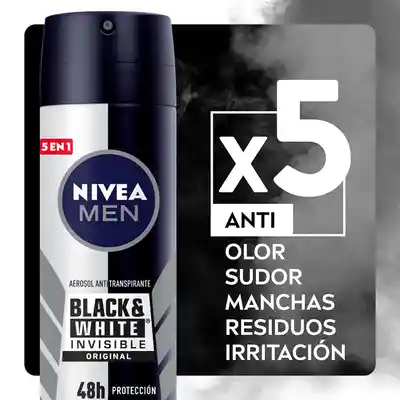 Nivea Men Desodorante en Aerosol Black & White Invisible