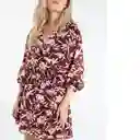 Vestido Siria Mujer Rojo Syrah Ultraoscuro M 572E313 Naf Naf