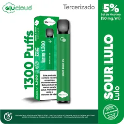 Glucloud Vape Sour Lulo Large / 1300 Puffs