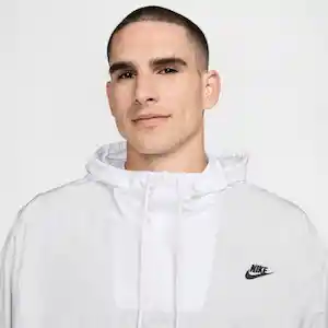 Nike Chaqueta Club Marina Lifestyle Blanco de Hombre Talla L