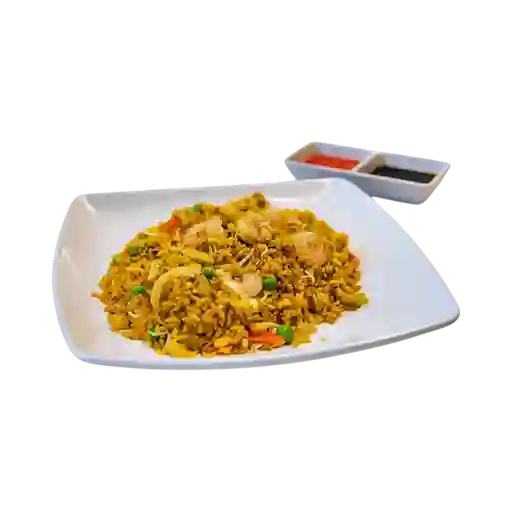 Plato Pollo y Camarón 8 Porciones