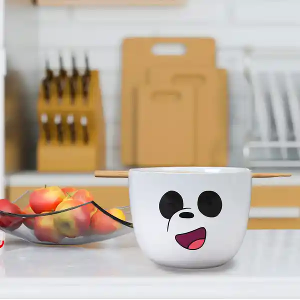 Bowl de Cerámica Colección Osos Escandalosos 5.0 Panda Miniso