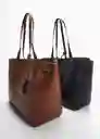 Bolso G Elliot Cuero Talla 99 Mujer Mango