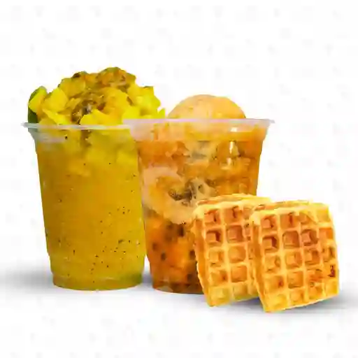 Combo acido y dulce + gofres