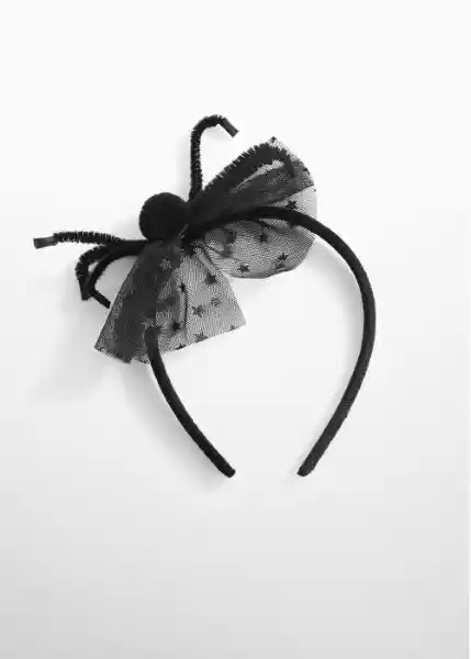 Diadema Spider Negro Talla 99 Niña Mango