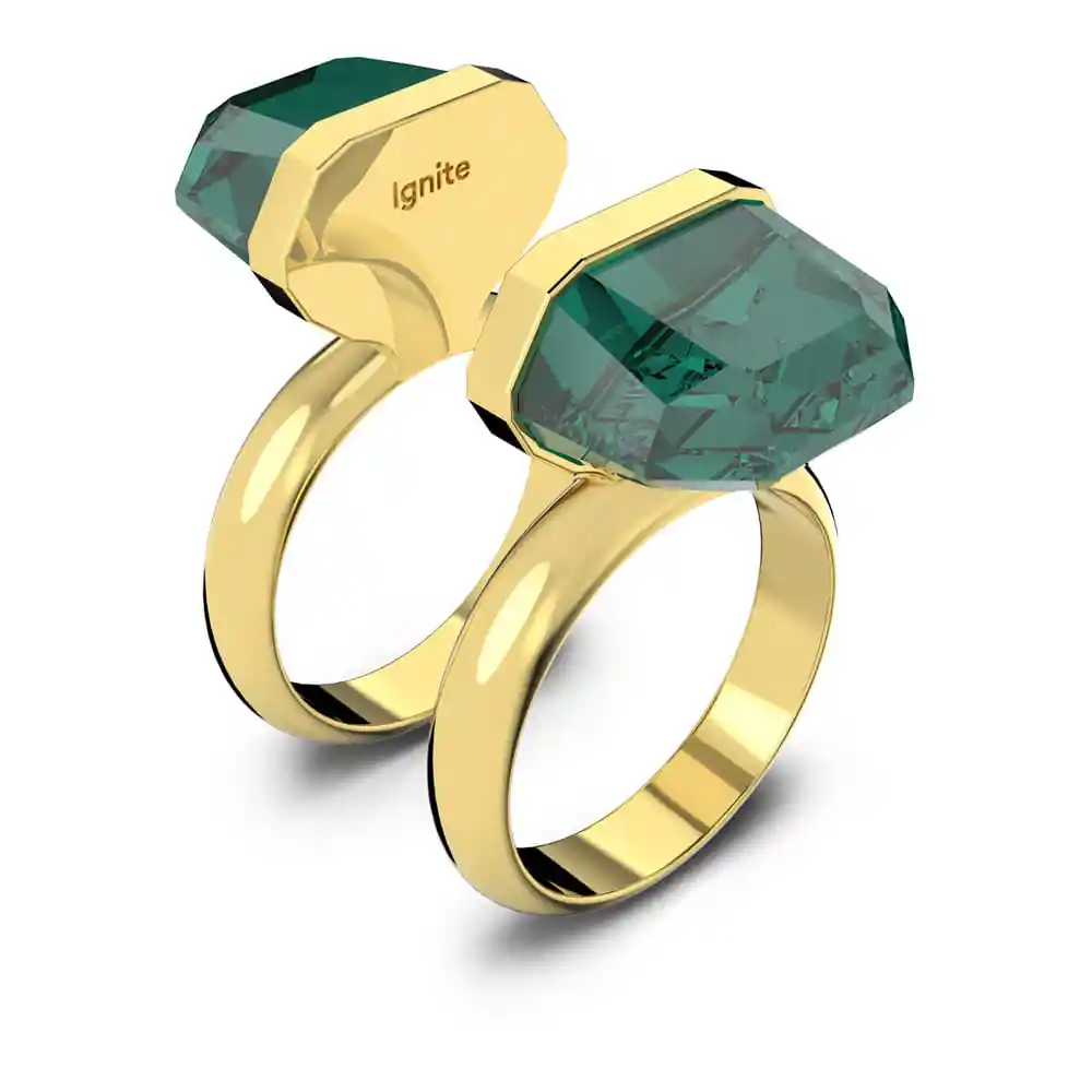 Anillo Lucent Verde 5620713 Swarovski