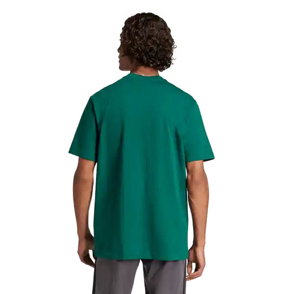 Adidas Camiseta Sl Sj Manga Corta Lifestyle Hombre Verde Talla L