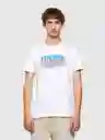 Diesel Camiseta T-Diegos-K20 Blanco Talla L