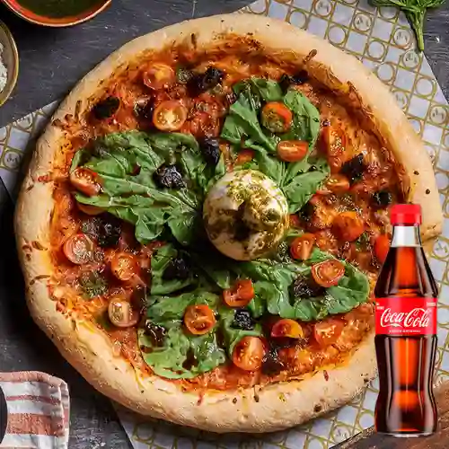 Combo Pizza Burrata + Coca Cola Original 300ML