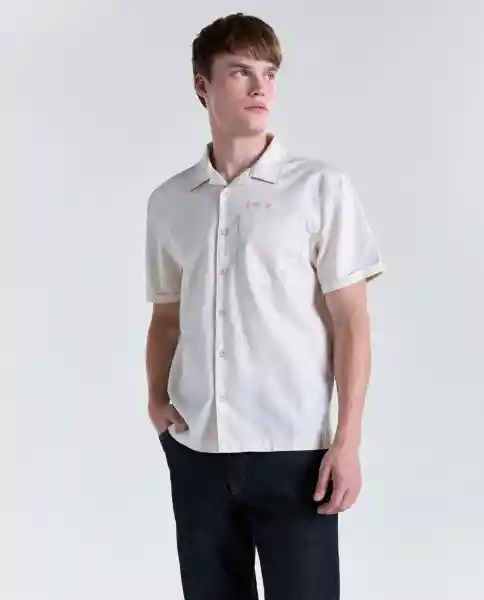 Camisa Hombre Blanco Talla XXL 819G007_BLA120601 Americanino