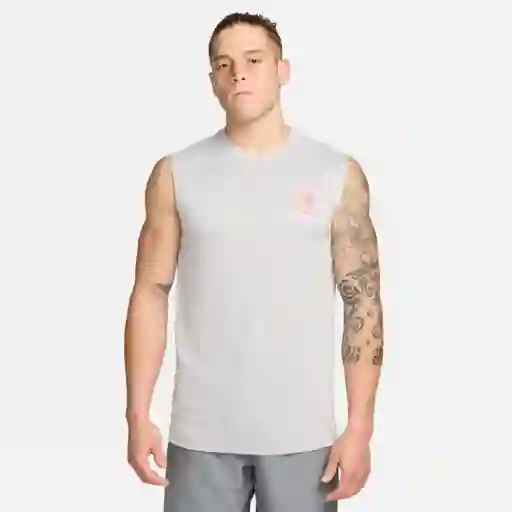 Nike Camiseta Dri-Fit Tee Rlgd Sl Iykyk Hombre Gris M FV8374-077