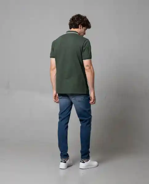 Camiseta Polo Hombre Verde S 190G101_VER190415 Rifle