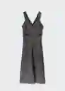 Vestido Didi2 Gris Talla S Mujer Mango