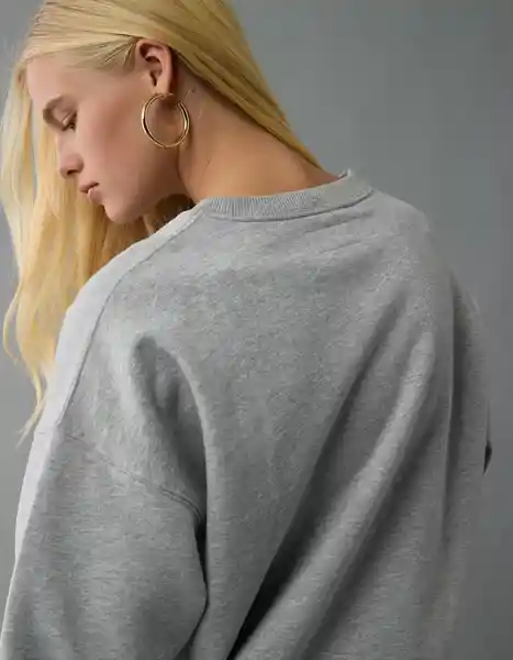 Buzo Mujer Gris Talla: SMALL 2508050 American Eagle