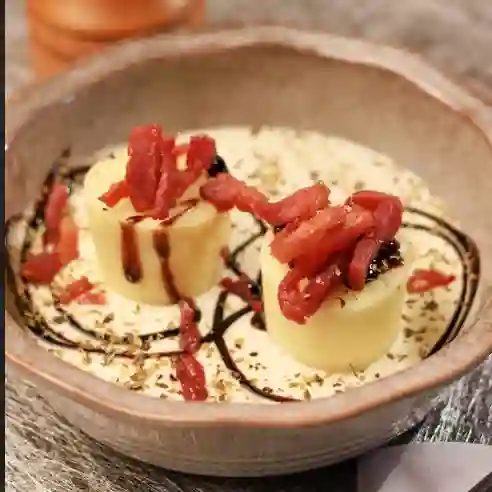 Mozzarella e pancetta