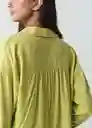 Camisa Coral Mujer Verde Tilo Medio T L 012G377 Naf Naf