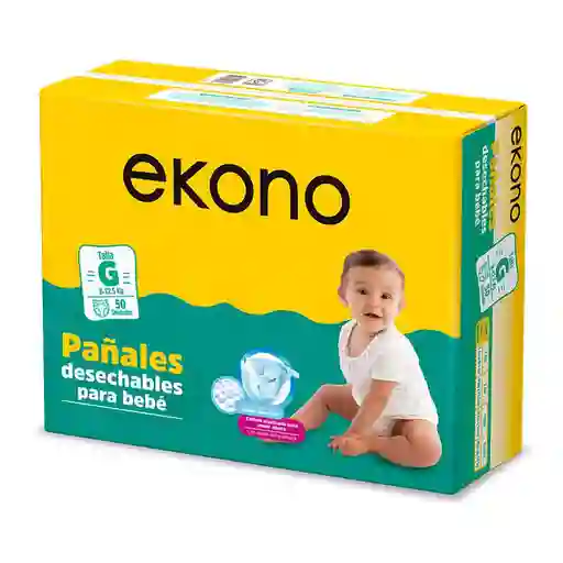 Pañal Desechable Tecnología de Rápida Absorción G Ekono