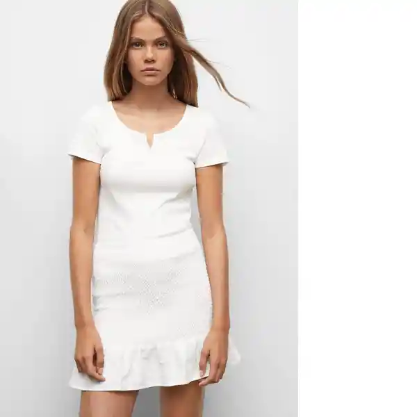 Falda Think Blanco Talla 20 Teen Niñas Mango