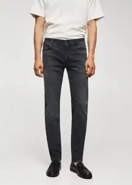 Pantalón Jean Patrick Tejano Gris Talla 38 Hombre Mango