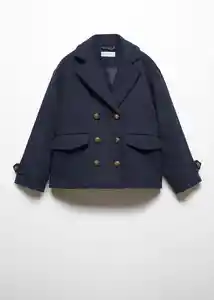 Abrigo Jackie Navy Talla 12 Niñas Mango