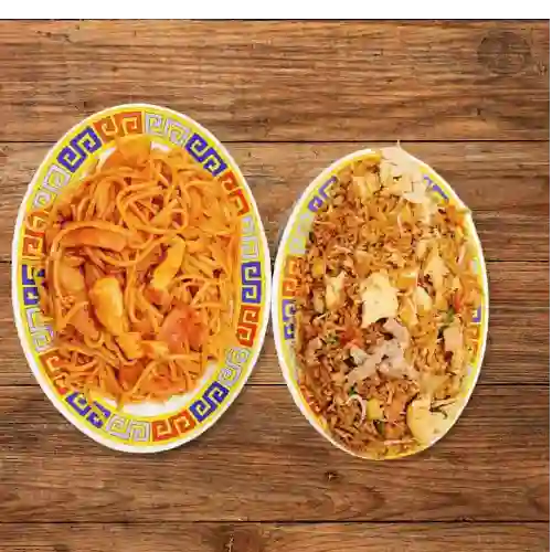 Combinado Pequeño Arroz y Espaguetti