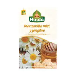 Hindú Aromática de Manzanilla Miel y Jengibre