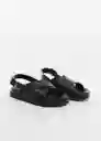 Sandalias Aneb Negro Talla 26 Niñas Mango