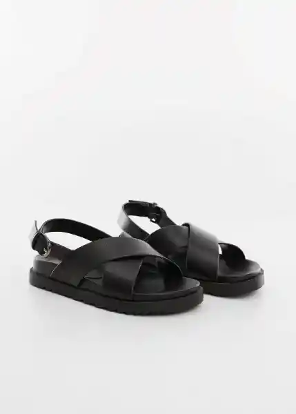 Sandalias Aneb Negro Talla 26 Niñas Mango