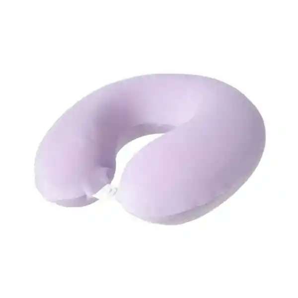 Almohada de Viaje en Forma de u de Color Lila Miniso