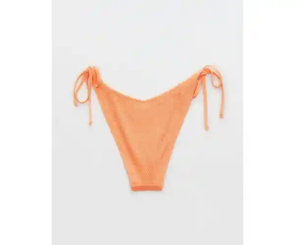 Panti Traje de Baño Aerie Naranja Talla MEDIUM American Eagle