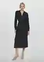 Vestido Apple Negro Talla XS Mujer Mango