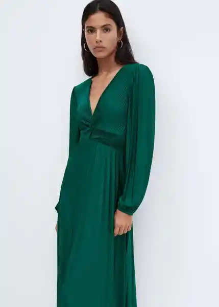 Vestido Eleni-A Botella Talla L Mujer Mango