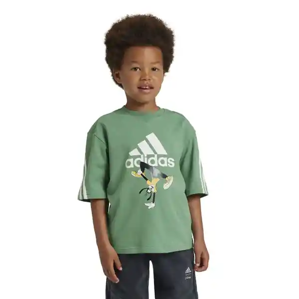 Adidas Camiseta Lk Dy mm Para Moda Niño Verde Talla 6.5