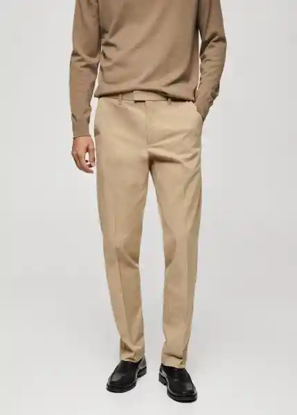 Pantalón Nicco Beige Talla 42 Hombre Mango