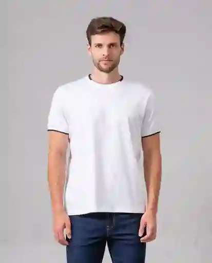 Camiseta Hombre Blanco Talla XXL 24993 Rifle