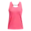 Under Armour Polera Fly by Tank Rosado Para Mujer Talla MD