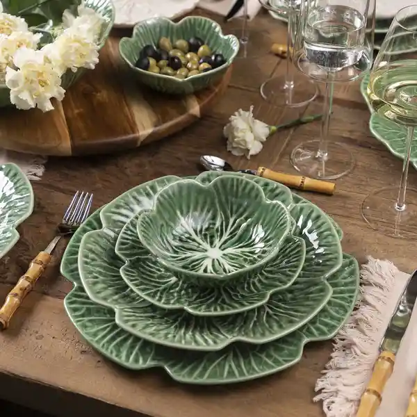Set Plato Principal Hoja Col 26.5 cm Ambiente Gourmet