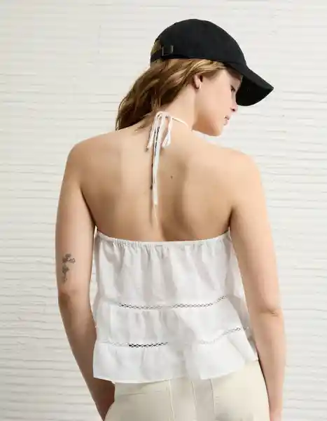 Camisa Mujer Blanco Talla Medium 6336100 American Eagle