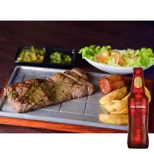 Combo Baby Beef a la Parrilla + Club Cola Roja Bot. 330ml