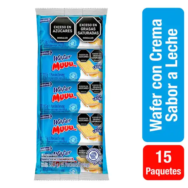 Muuu Wafer Leche P14 Ll15