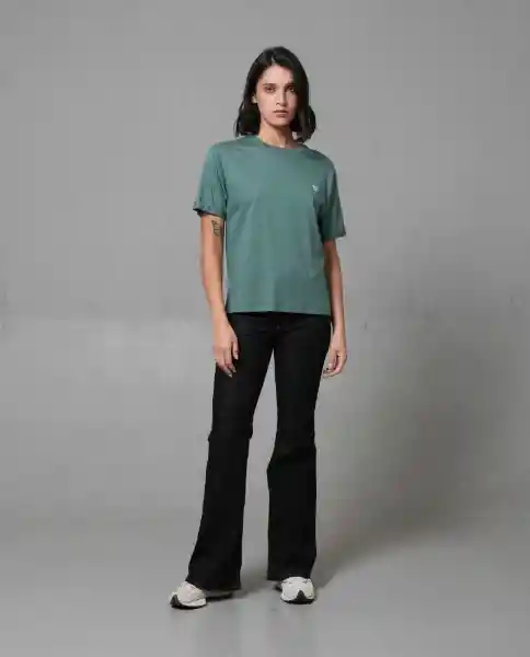 Camiseta Mujer Verde M 200G000_VER175513 Rifle