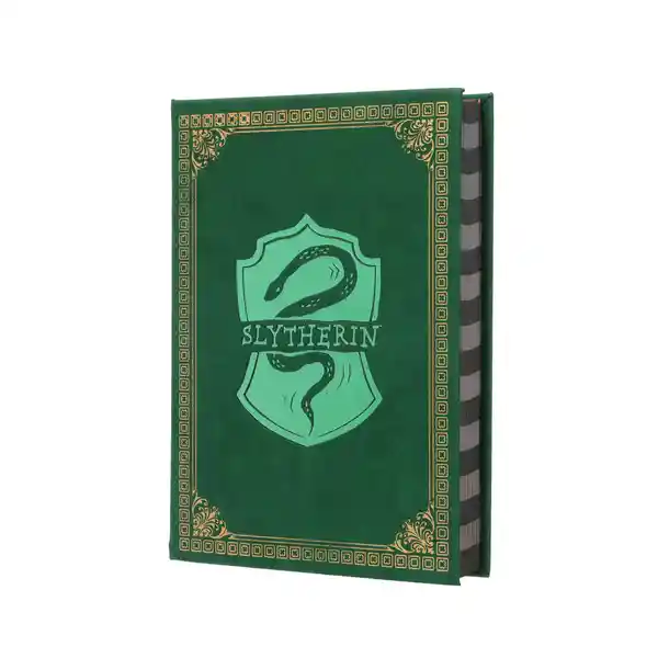 Libreta Slytherin de Tapa Dura Serie Harry Potter Miniso