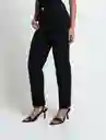 Pantalón Adele Mujer Negro Puro Ultraoscuro 12 433F353 Naf Naf