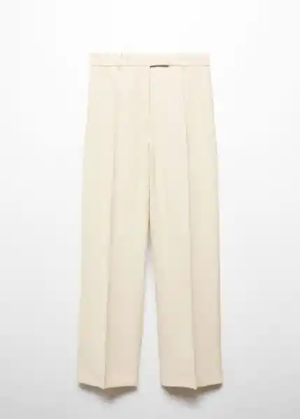 Pantalón Carlos Crudo Talla 32 Mujer Mango