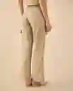 Pantalón Beige Pardo Claro Talla 8 432G000 Esprit