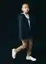 Abrigo Parka Hugo Navy Talla 08 Niños Mango