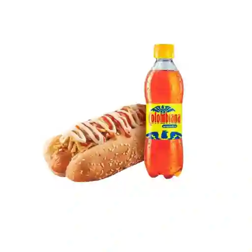 Hot dog+paquete papas+gaseosa250
