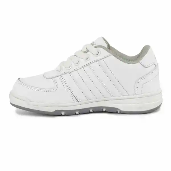 Los Gomosos Tenis Escolares Boby Cordon Unisex Gris Talla 25