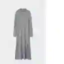 Vestido Fri Gris Talla S Mujer Mango