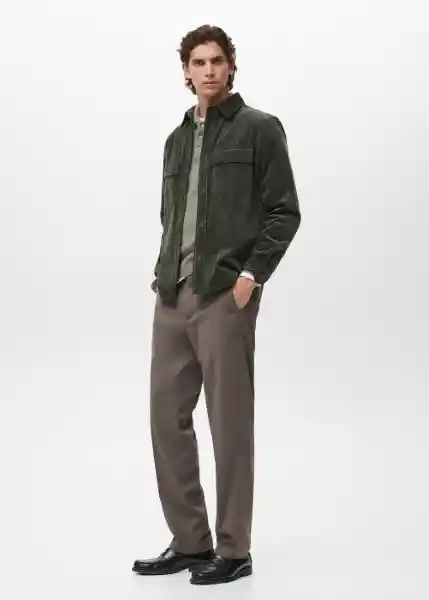 Chaqueta Baku Khaki Talla L Hombre Mango